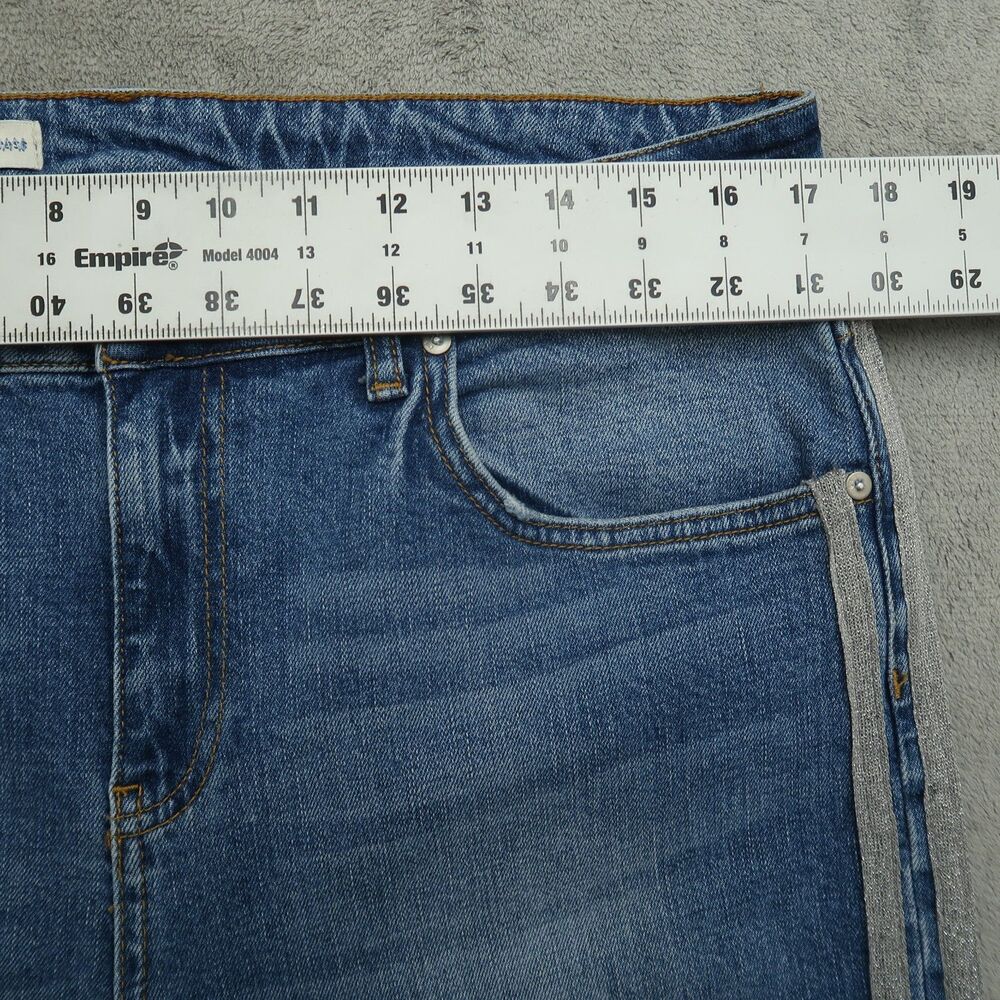 Pilcro Jeans Women's Fits 34x26 ( No Size Tag ) Blue High-Rise Cropped Denim - Picture 4 of 16